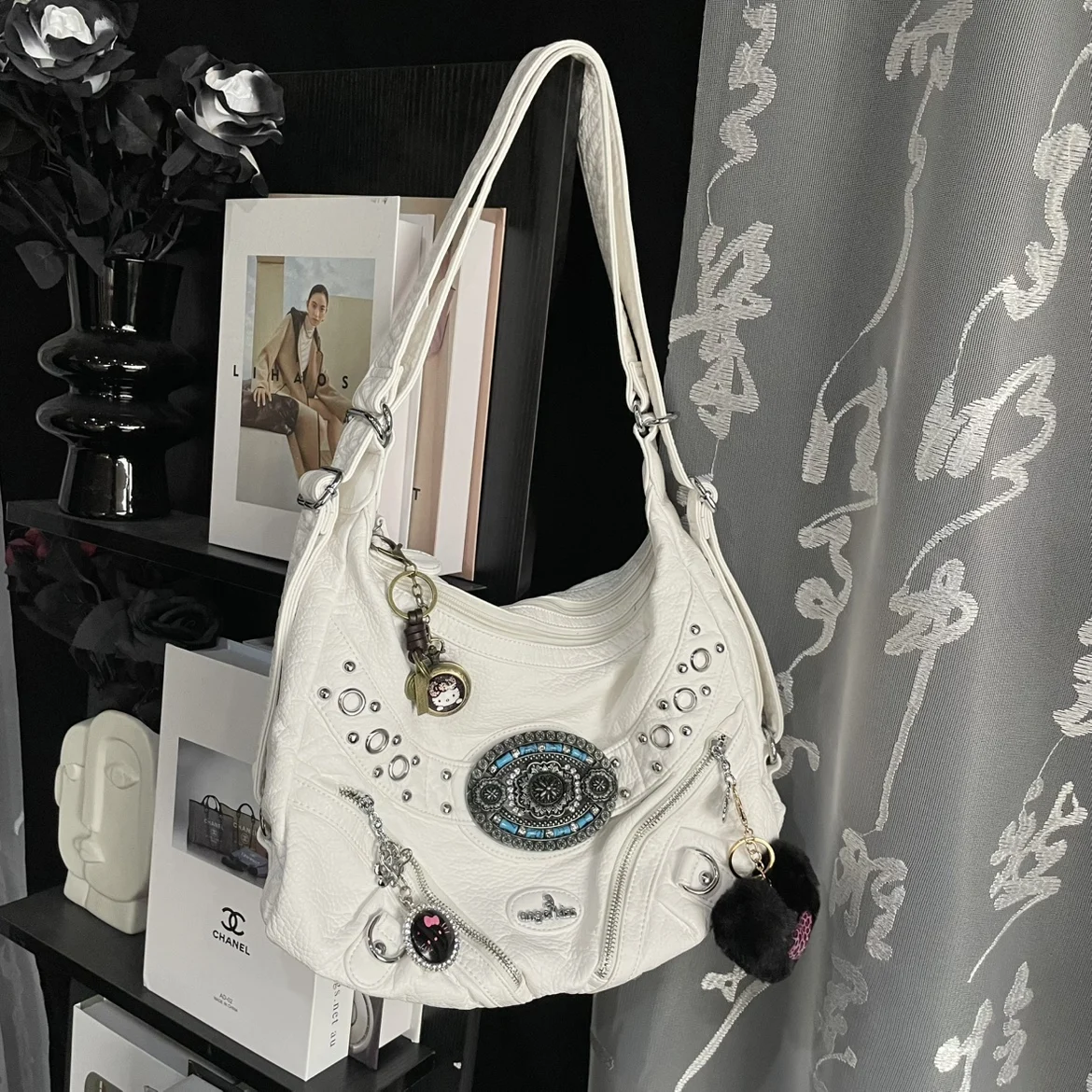 

Original Design Retro Tote Bag Spice Girl Shoulder Willow Tin Underarm Bags for Women Hot Selling Bolsos Mujer