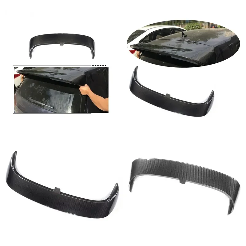 for Golf MK7 R GTI 2014-2017 Carbon Fiber Rear Spoiler Trunk Wing Lip Auto Exterior Accessories Styling