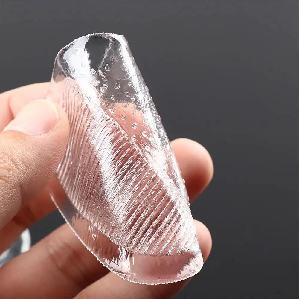 Sola meia palmilha cuidados elástico 1 par sapato gel almofada confortável sapato almofada silicone antepé