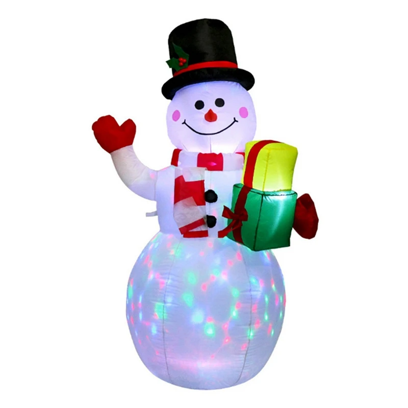 

150Cm LED Illuminated Inflatable Snowman Air Pump Night Lamp Inflatable Toys Indoor Outdoor Christmas Decor