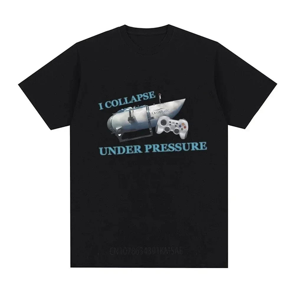 

Fun T-shirt Men's High-quality Cotton and Pure Cotton Texture Short Sleeved T-shirt Harajuku Loose Trendy T-shirt