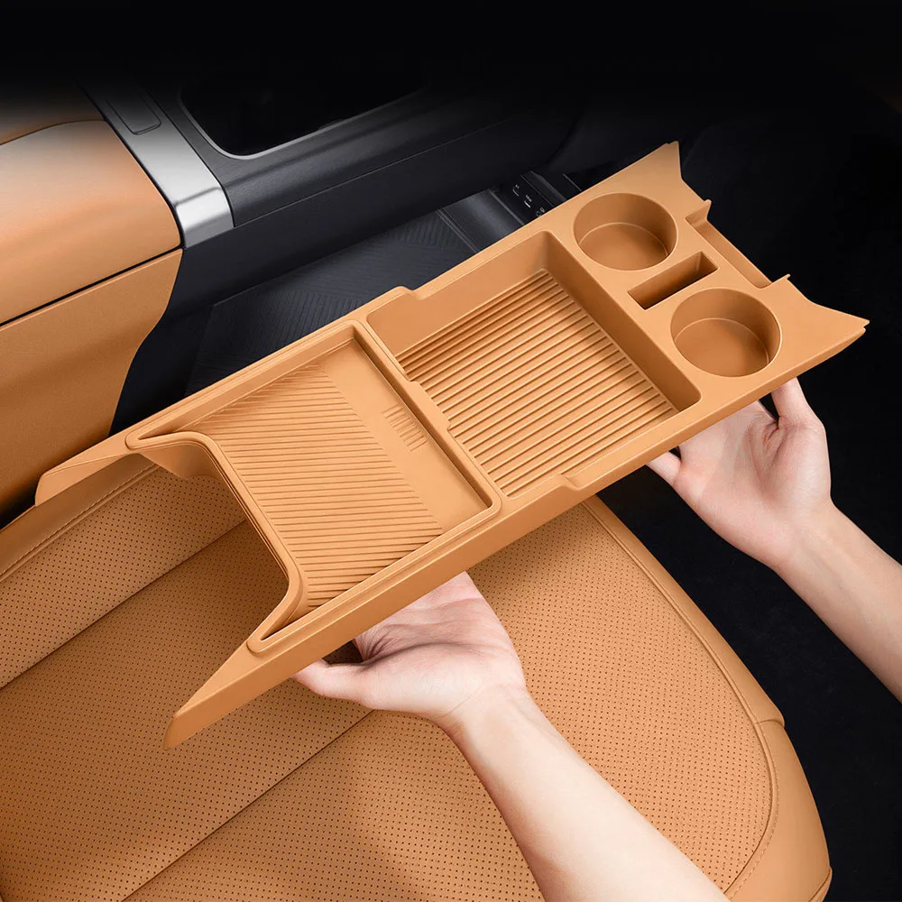 

Центральный нижний отсек для хранения, силиконовый коврик оригинального цвета для Chery iCAR V27, запчасти для тюнинга автомобиля