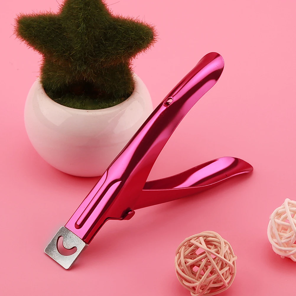 

2pcs Stainless Steel Nail Tip Trimmer U Shape Clipper Ergonomic Manicure Pedicure Tool For Acrylic Artificial Natural Nails
