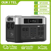 OUKITEL BP2000E Portable Power Station 2200W Solar Generator 2048Wh Lifepo4 Battery Home Backup Outdoor Camping Mobile power