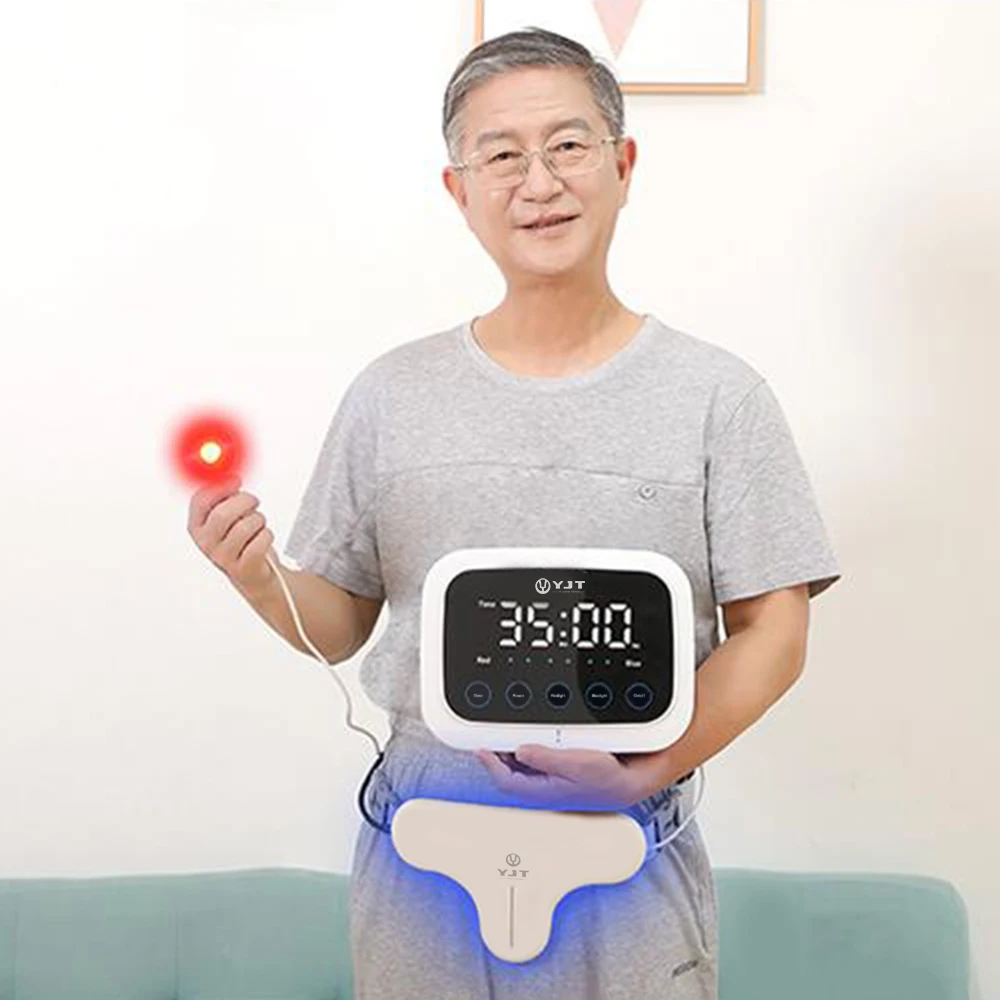 Wearable Man\'S Health Care Prostate Massager Nonbacterial Prostatitis Physical Therapy Device Prostate LED Treatment Instrument