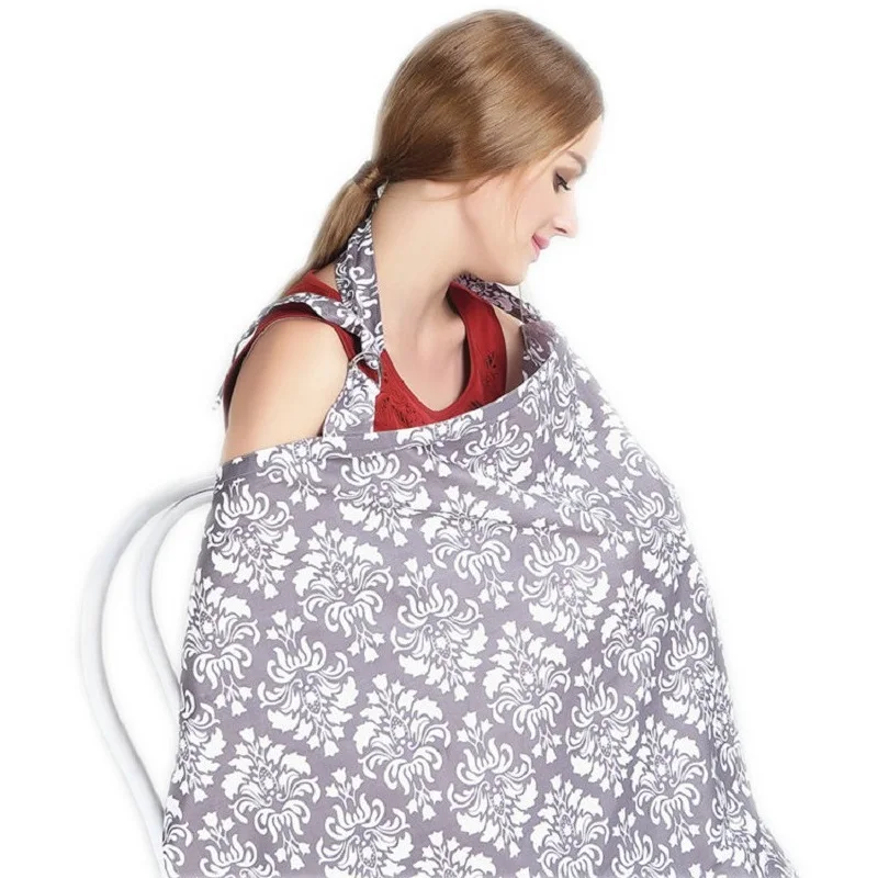 Couverture d'allaitement pour bébé, robe d'allaitement pour bébé, tablier en coton respirant pour l'extérieur, couverture d'alimentation pour nouveau-né, vêtements d'allaitement