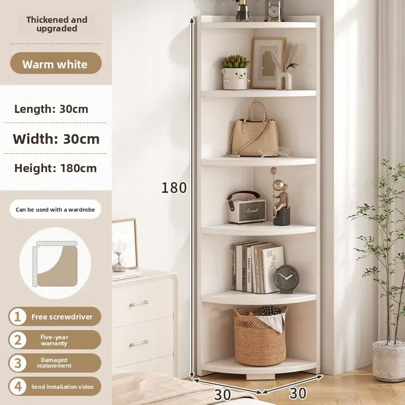 

Corner Cabinet Corner Storage Cabinet Corner Wall Display Cabinet Study Floor-to-ceiling Bookcase Bedroom Side Cabinet