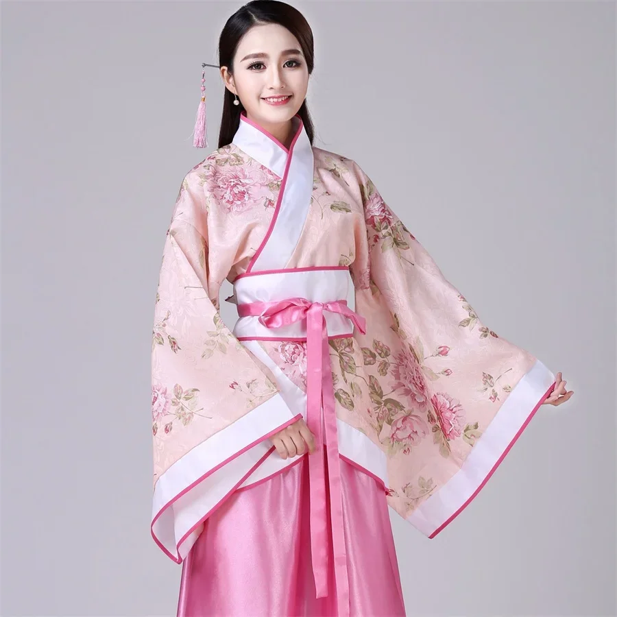 2026 New Woman Stage Dance Dress Chinese Traditional Costumes New Year Adult Tang Suit Performance Hanfu Female Cheongsam