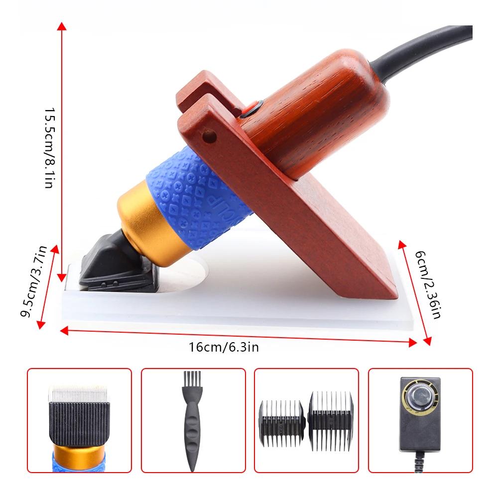 Tufting Carpet Trimmer With Shearing Guide Rug Carver Tufting Gun Trimmer Electric Rug Tuft Carver Clippers Carpet Carving Tool