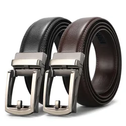 Herren Business-Stil Gürtel schwarz Top-Qualität PU-Leder abnehmbaren Riemen automatische Schnalle Marke Designer Mode Bund für Jeans