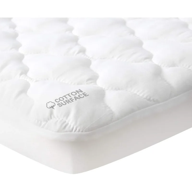 

Waterproof Pack and Play Mattress Pad Sheets Fitted, Cotton Fabric Pack and Play Protector, Fits Play Yard, Baby Mini Crib She