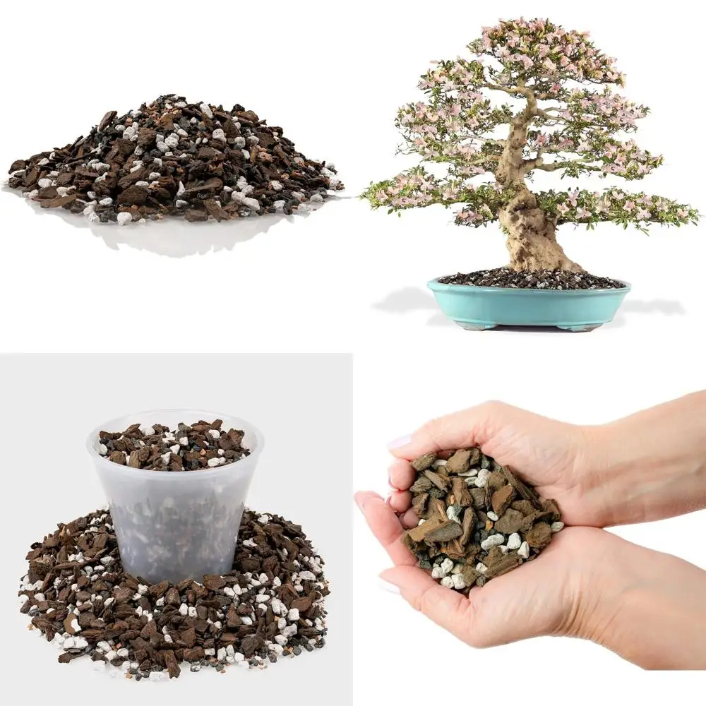 

Универсальная быстросохнущая почвосмесь для бонсай - 10 кварт (2 упаковки по 5 кварт) - Пемза, лава, кальцинированная глина, сосновая кора