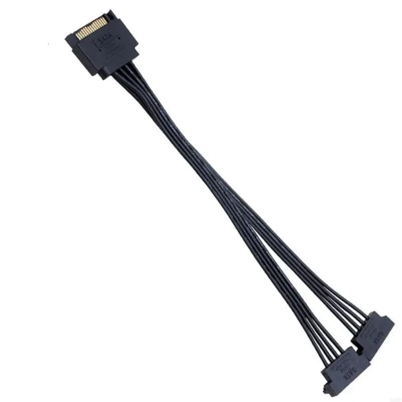 

2025 New Double Output 15pin Power Splitter Cable for Multiple Hard Drive 15Pin Connector