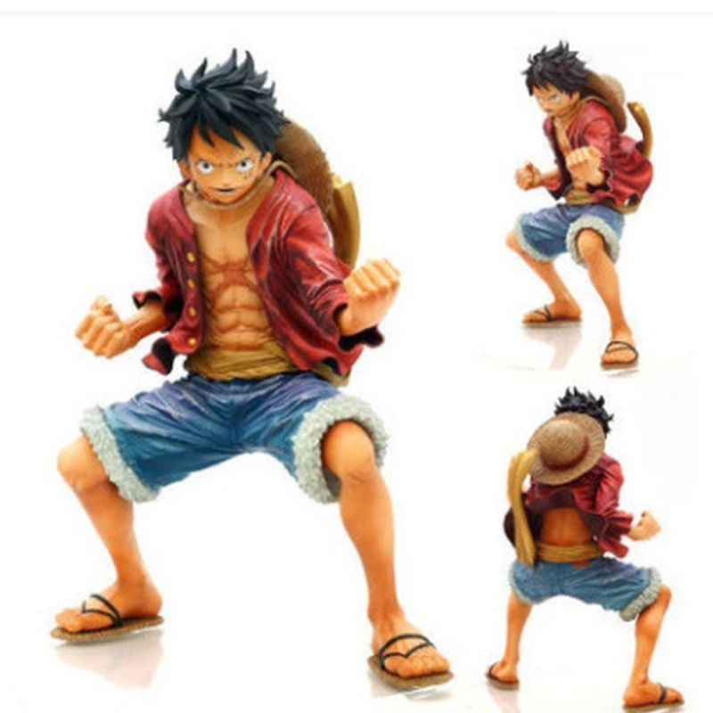 Oryginalny oryginalny Bandai Optical Factory 35cm One Piece Chronicles King Of Artist Monchi - D· Luffy Figurka Model Prezenty dla chłopaka