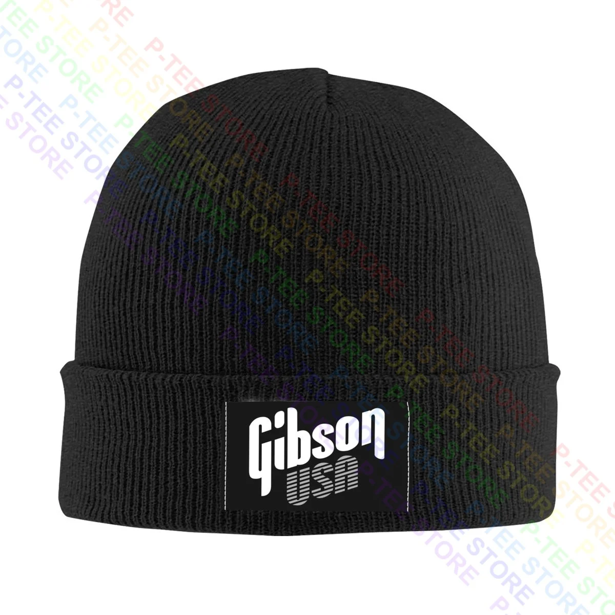 Gibson Usa Guitars Electric Bass Hard Rock Acoustic Knitted Beanie Hat Beanies Cap Cool Outdoor