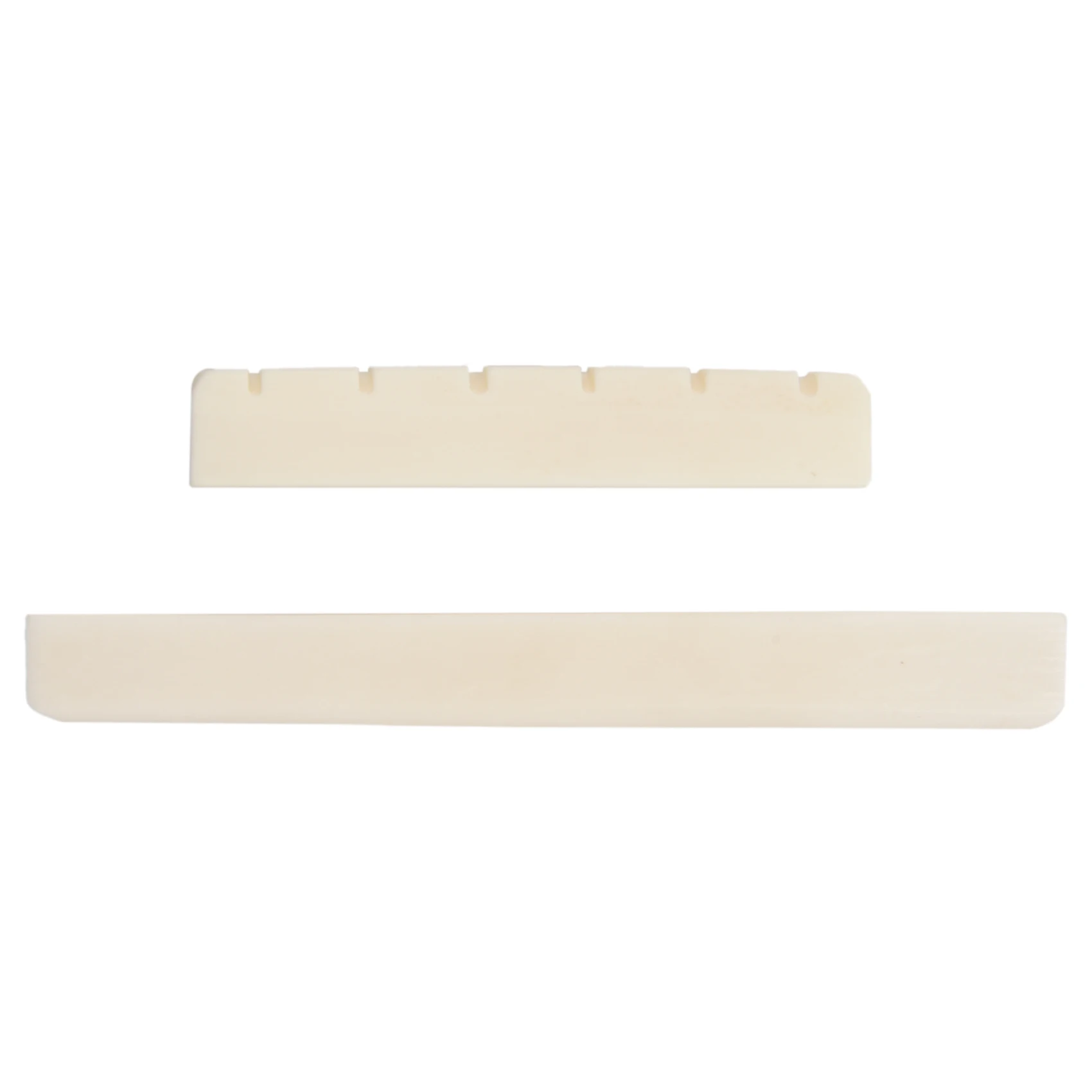 

Classical Guitar Bone Slotted Saddle Nut Set