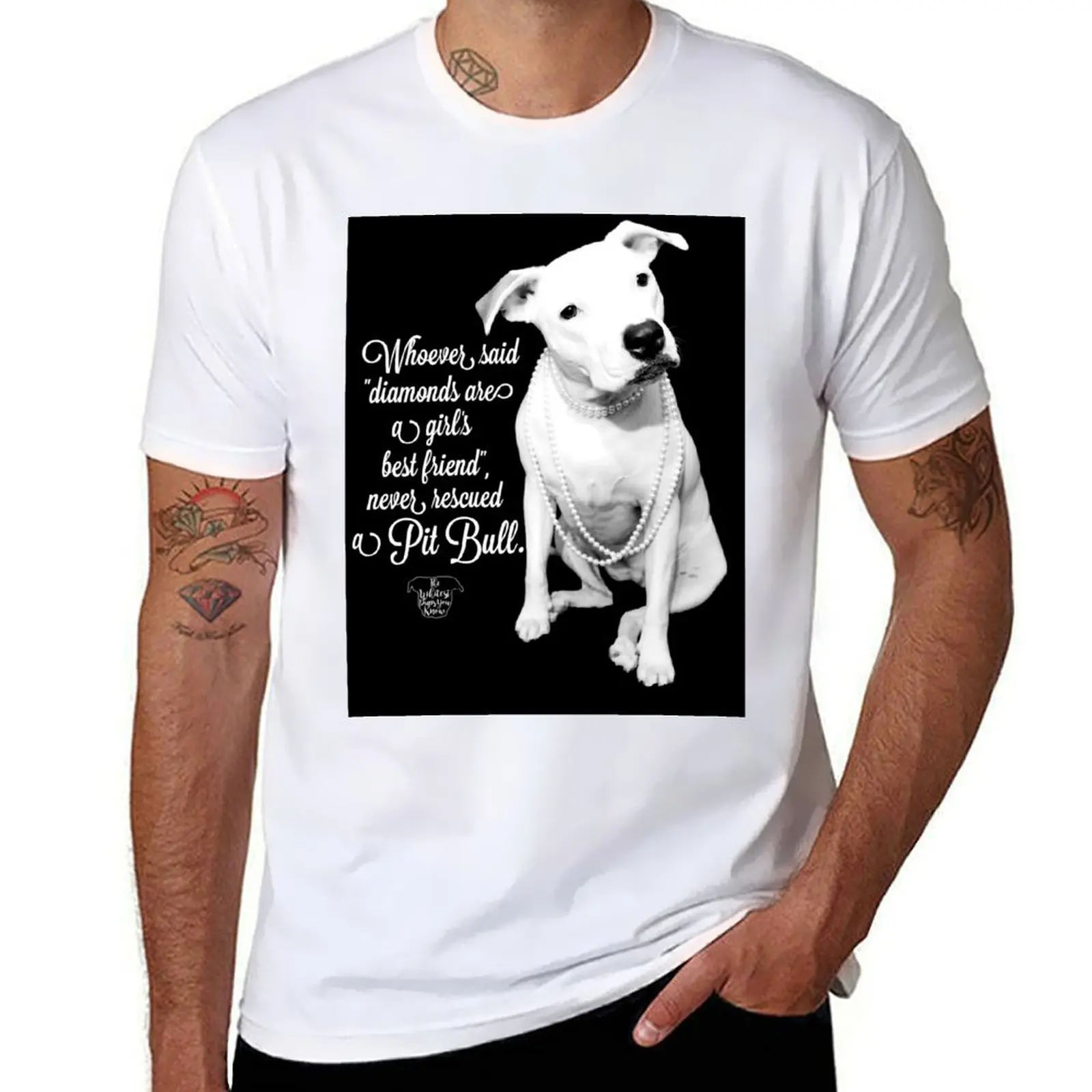 

Girls Best Friend Rescued Pit Bull T-Shirt essential t shirt man t shirt graphic T-Shirt