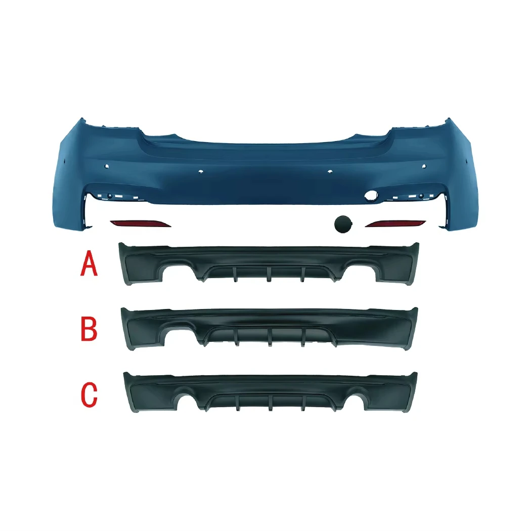 

Automotive Parts Front Bumper Lip 2014-2019 for BMW 2 Series Upgrade F22 F23 MP Carbon Fiber Front Lip