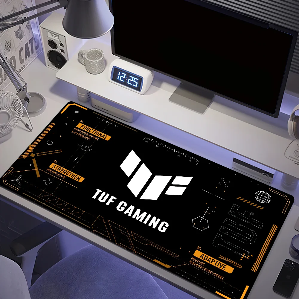 NEW Black TUF Gaming Cool Mouse Pad Desk Mat Large Non-slip Anti-fray Keyboard Ergonomic Office Rubber PC Home Custom