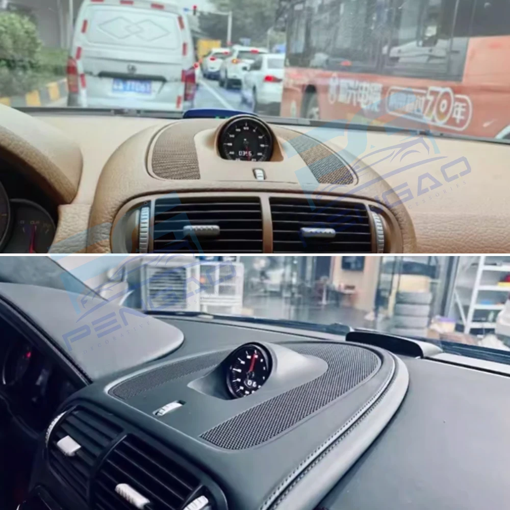 

Car Stopwatch For Porsche Cayenne 957 955 2004-2010 Stopwatch clock watch cover plate Upgrading automotive interior accessories