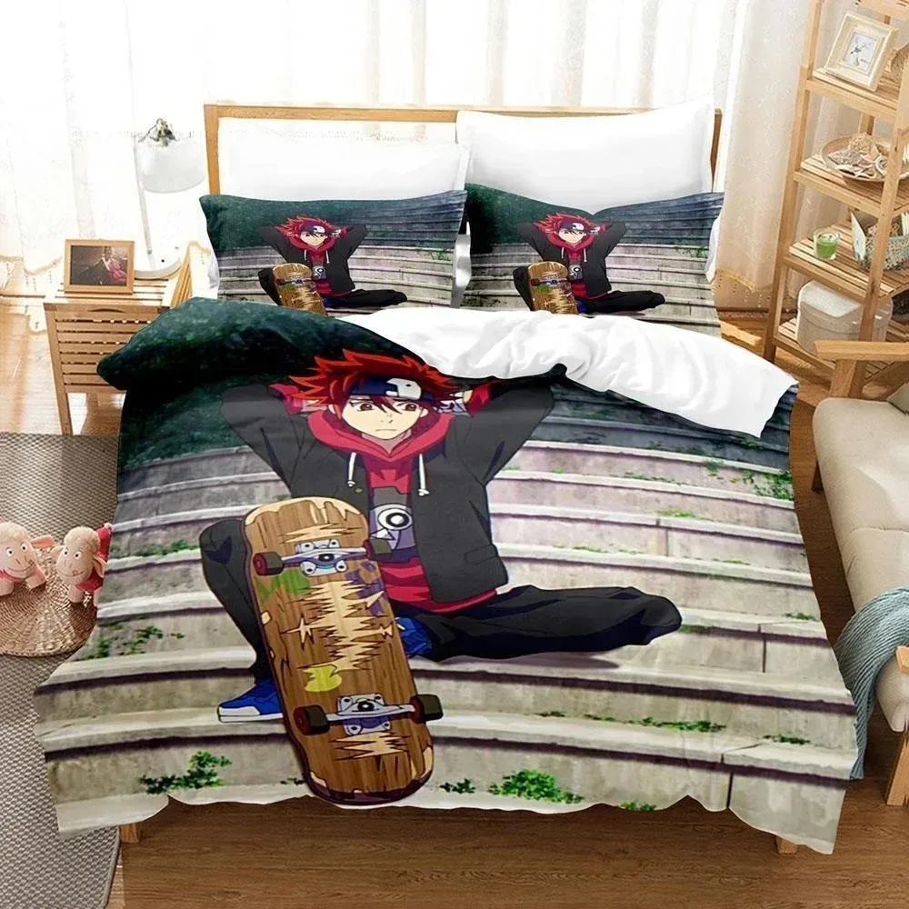 

Fashion 3D Print Anime Sk8 The Infinity Bedding Set Bedroom Soft Modern Bedspreads Comefortable Duvet Cover Quilt Pillowcase