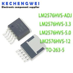 10PCS LM2576HVS-ADJ LM2576HVS LM2576HVS-5.0 5V LM2576HVS-3.3 3.3V LM2576HVS-12 12V 3A LM2576 LM2576HVS TO-263-5 In stock