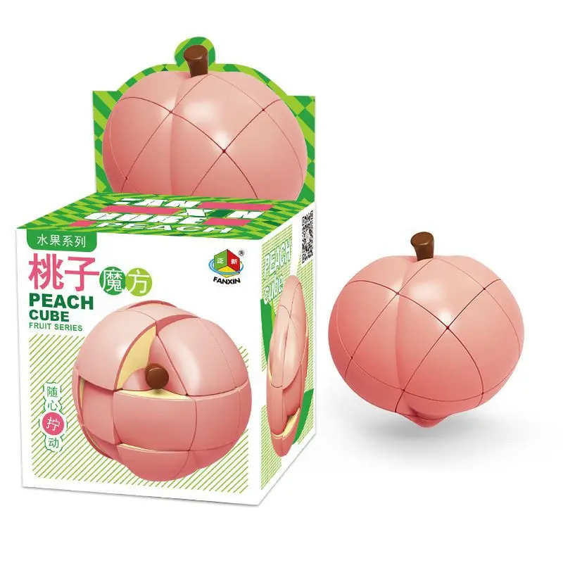 FanXin Fruits Strange-Shape 3x3 Cube High Speed Cubo Puzzle Magic Professional Learning&Educational Cubos Kid Toys