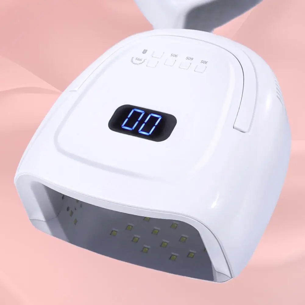 充電式ネイルランプワイヤレスジェルラッカー乾燥機マニキュアペディキュアランプネイル UV ライトランプ LED コードレス E3Y6