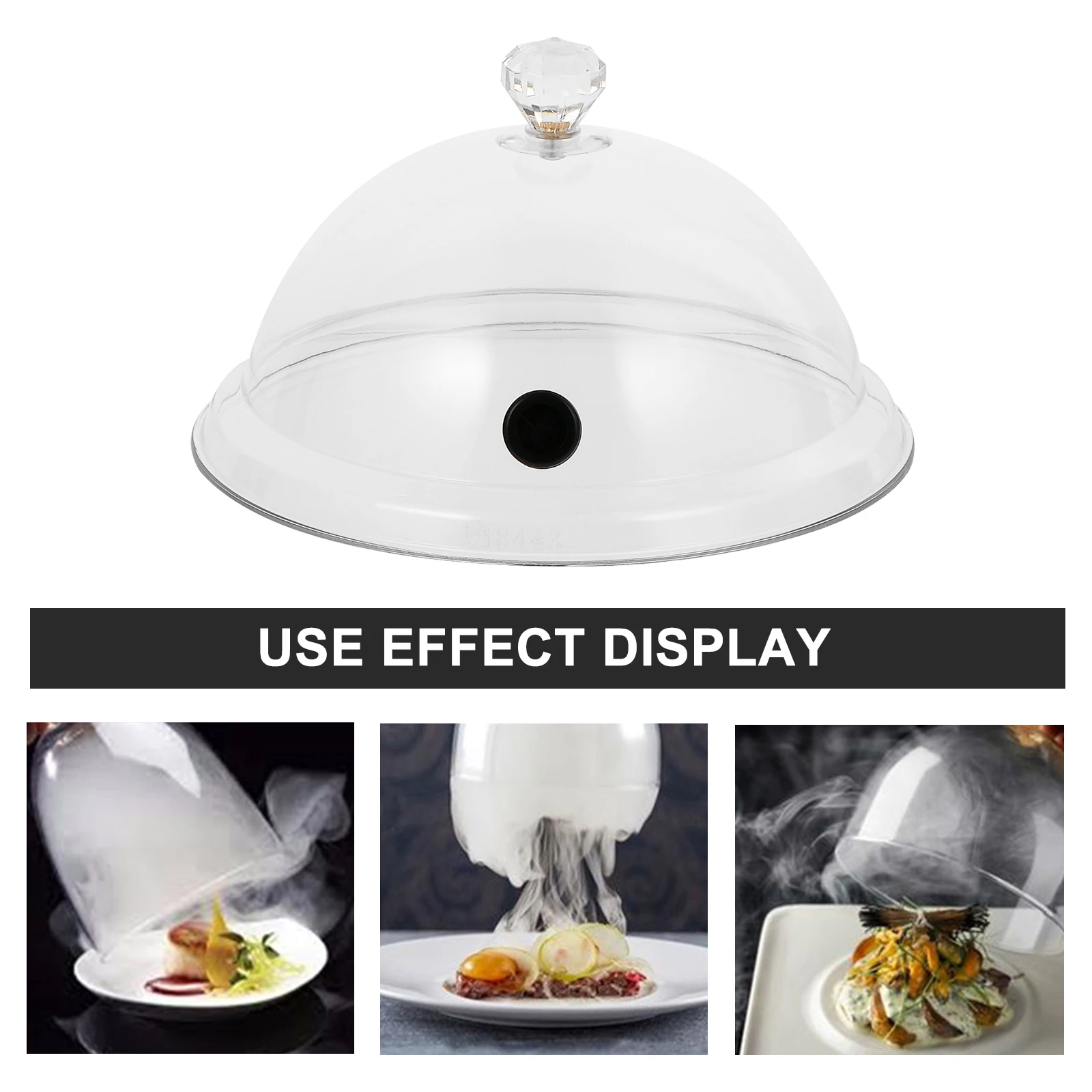 

1pc Cover Food Dome Protective Cloche Sturdy Transparent Home Use Wedding Reception Buffet Party Holiday for Cake