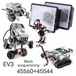 The EV3 roboty Model klocków budowlanych edukacja zestaw STEAM kompatybilny z legoes 45544 EV5 EV6 Robotics programowanie części do zabawek