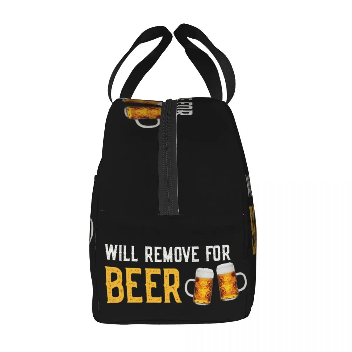 Will Remove For Beer Lunch Bag Women Warm Cooler Thermal Insulated Lunch Box for Student School Work Picnic Food Tote Bags