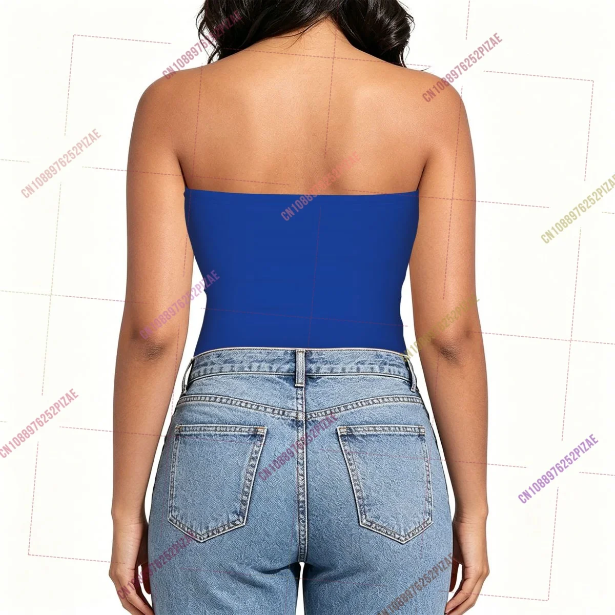 2026 Cape Verde Flag Shoulder Strapless Tube Top Sleeveless Slim Fit Cropped Tank Tops Casual Summer Basic Streetwear Y2k