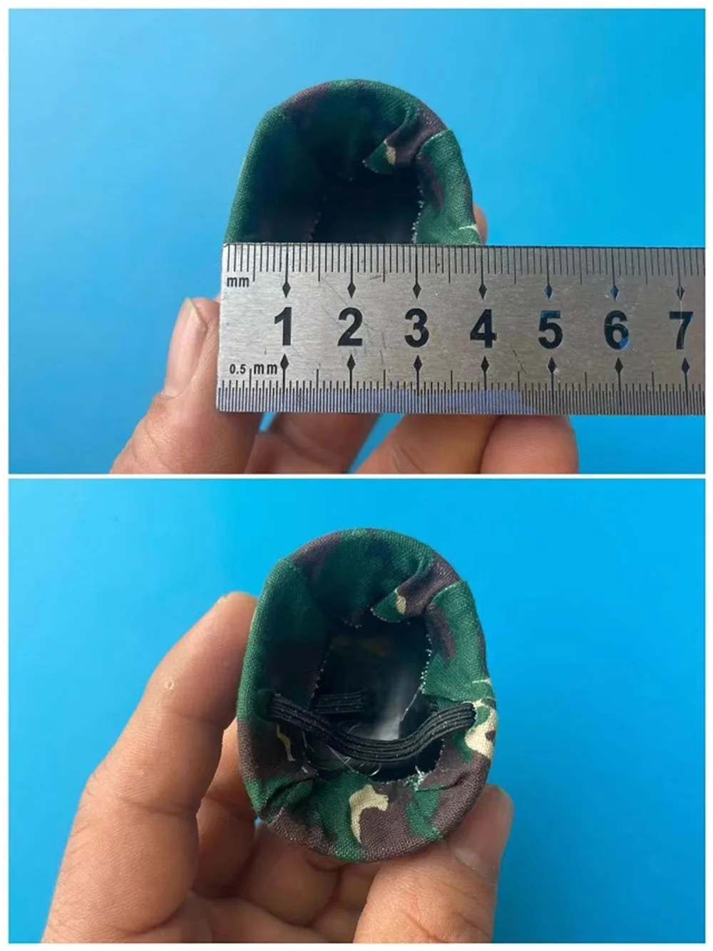 1/6th DML nowoczesny żołnierz dżungla CAMO kask zabawki Model materiał PVC dla 12 "figurka lalka scena komponent DIY