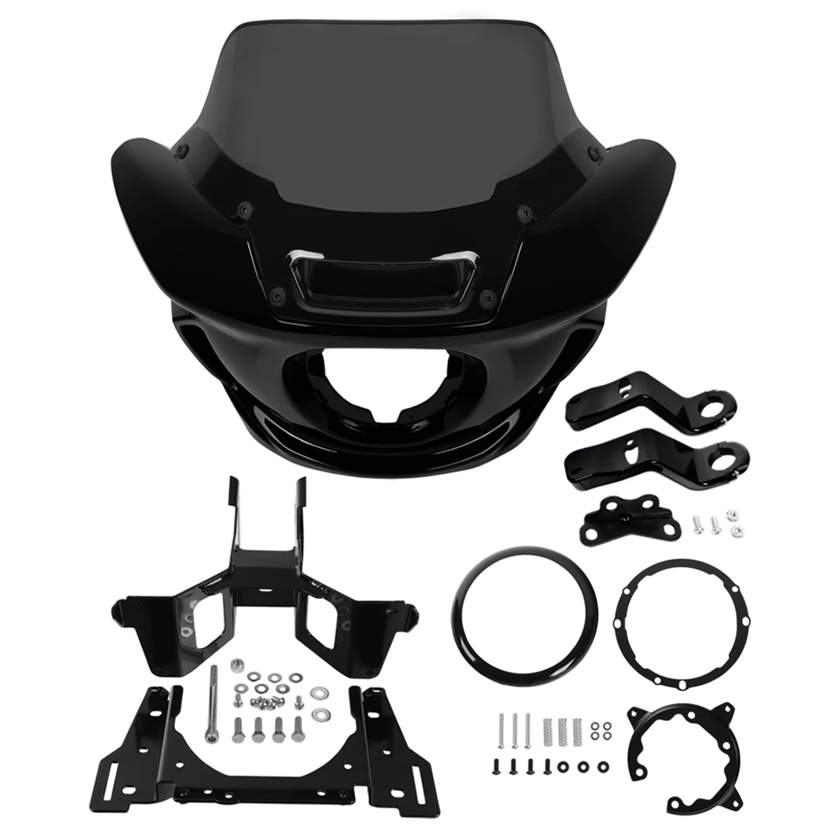 Windshield Fairing Cowl Headlight Cover Bracket For Harley Softail Low Rider ST FXLRST SFXLRS 117 2022-2026 El Diablo FXRST 2022