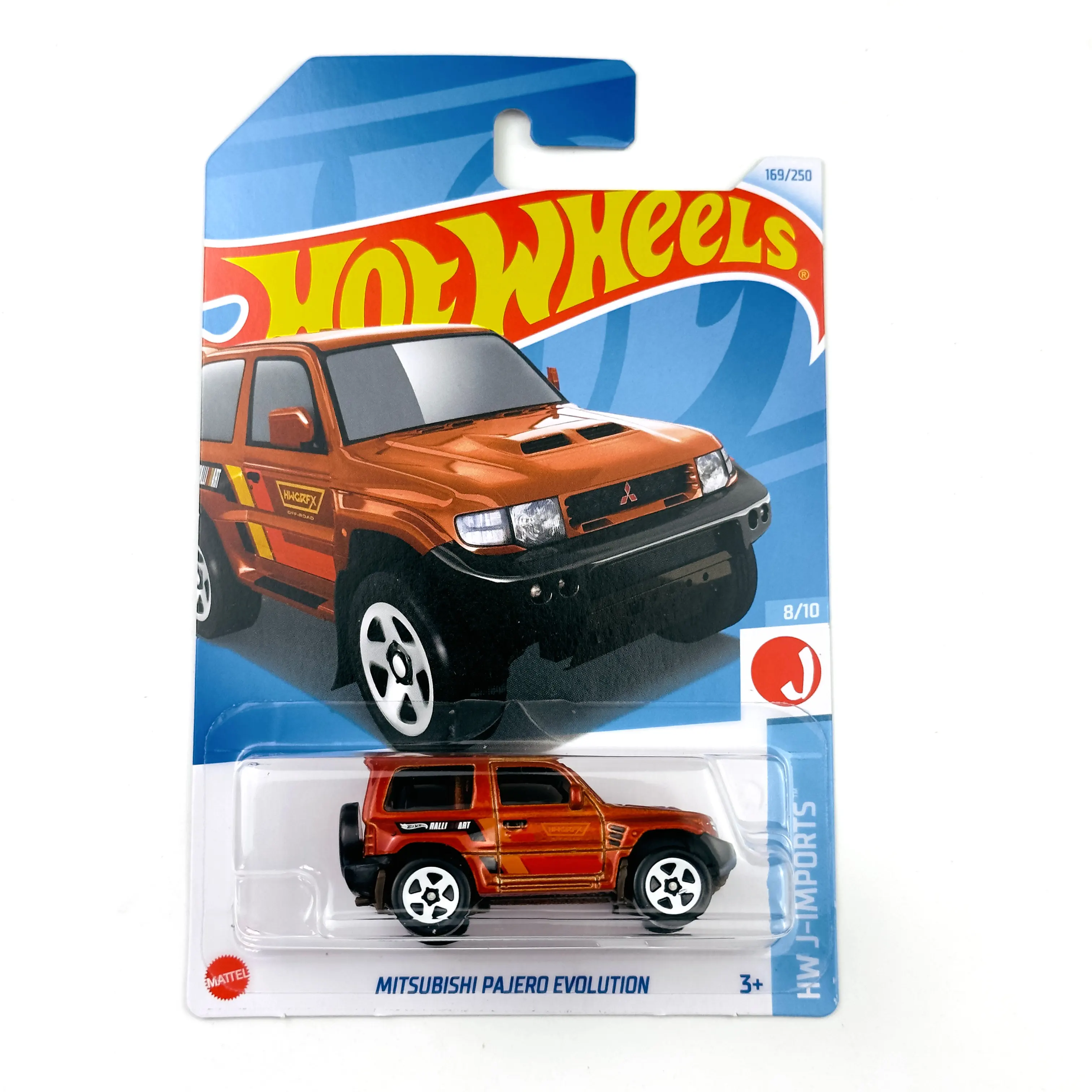 2024-169 / 2023-175 Hot Wheels Cars MITSUBISHI PAJERO EVOLUTION 1/64 Metal Die-cast Model Collection Toy Vehicles