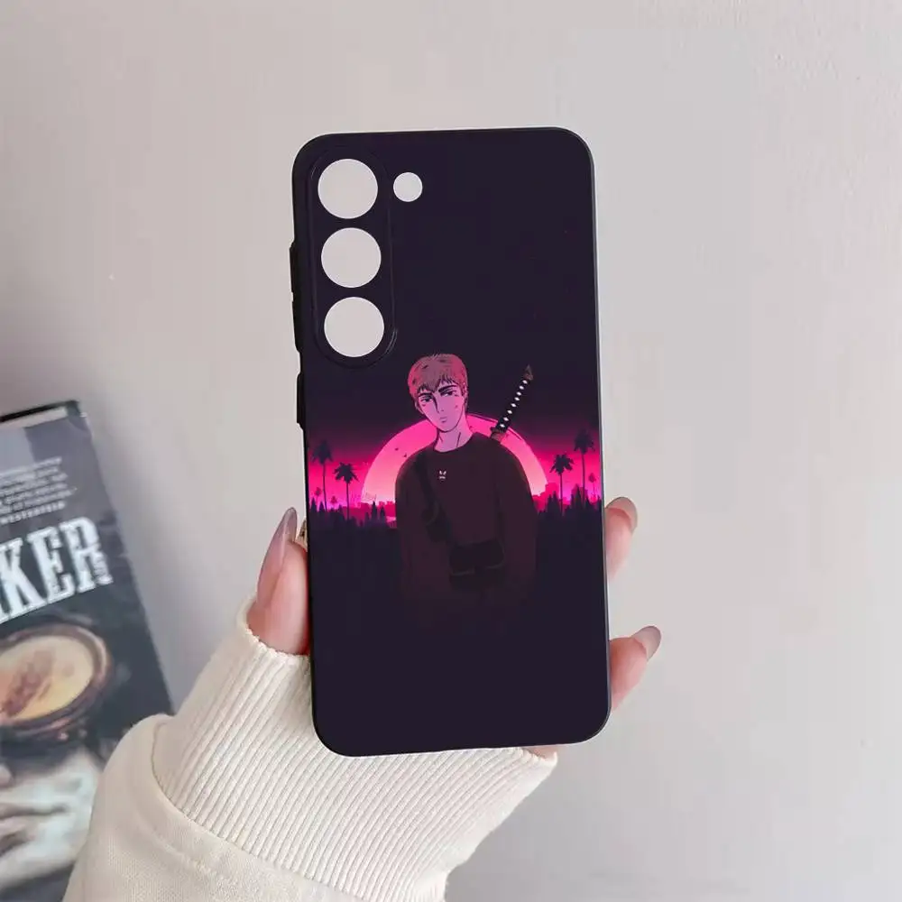 Funda de teléfono Great Teacher Onizuka GTO para Samsung Galaxy A73,72,51,53,52,71,22,5G,Note,J7,8,9 funda negra suave