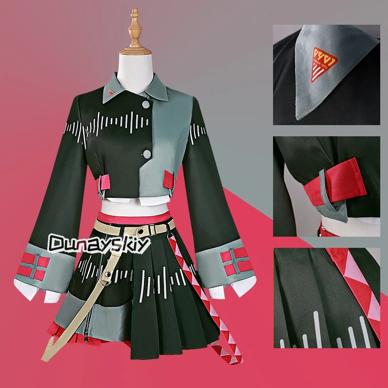 

Anime Kasane Teto Cosplay Voicepeakk Uniforms Wig Diva Singer Women Cute Red Ponytail Girls Teto Costume Halloween Stage Outfit