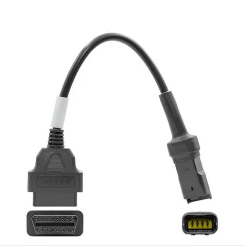 OBD2-контактный диагностический адаптерный кабель, детали обнаружения неисправностей мотоцикла, пригодные для Ducati, 4-контактная поддержка мотоцикла для моделей K-Line