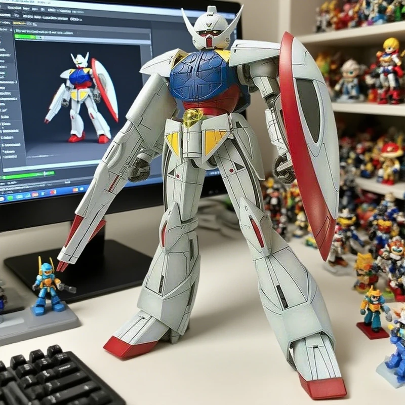 

Оригинальная фигурка Bandai MG Turn A Gundam WD M01, коллекционная модель робота, подарок для детей