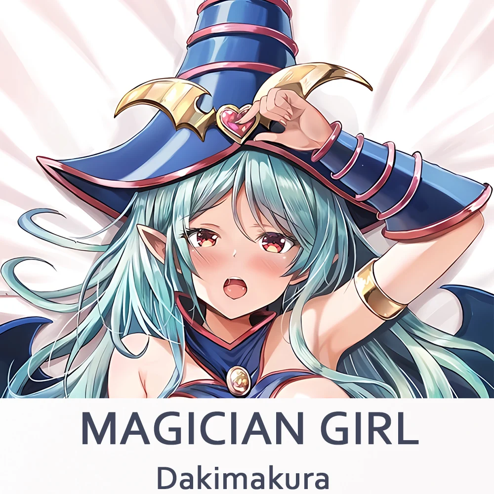 

Chocolate Magician Girl Dakimakura 2WAY Hugging Body Pillow Case Anime Yu-Gi-Oh Otaku Pillow Cushion Cover Xmas Gifts