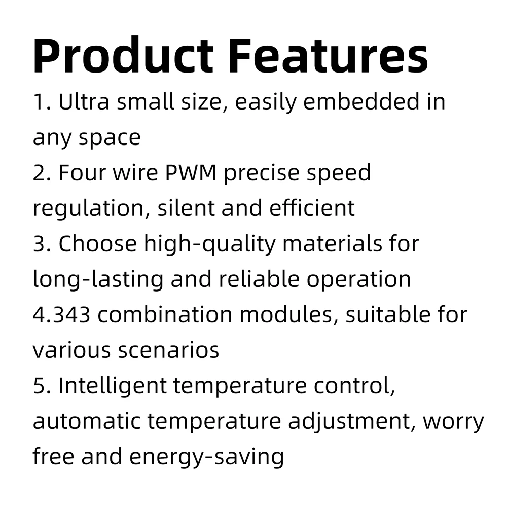 Mini Ultra-Kompakter PWM-Lüfter-Temperaturregler Intelligente Drehzahlregelung für CPU- und Router-Kühlkörper – Detail 11