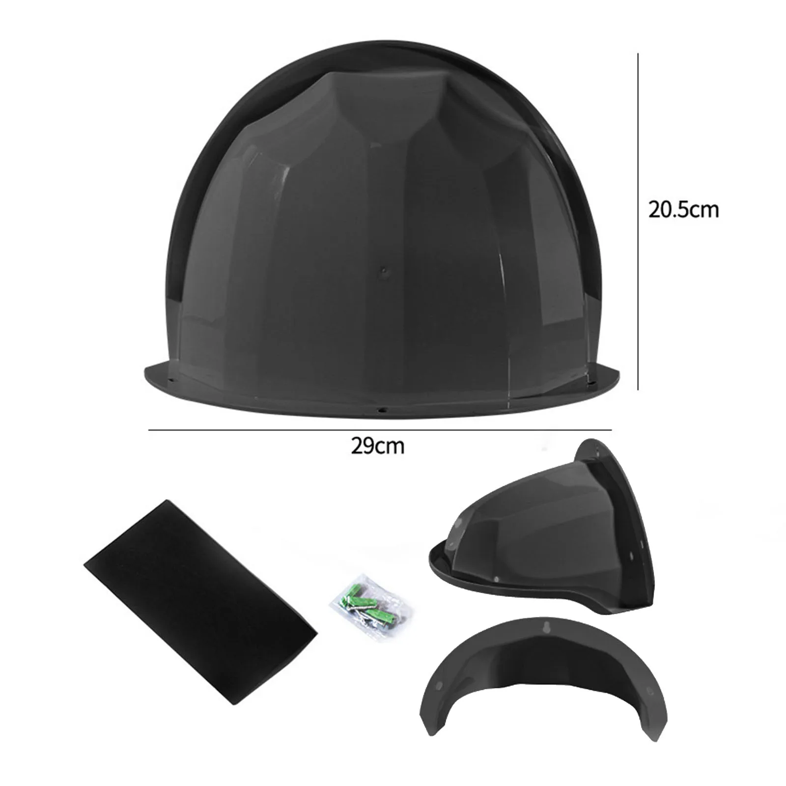 Security Camera Top Cover Protective Roof Accessory Simple Installation Professional Durable Waterproof Rain Sun Shade Universal