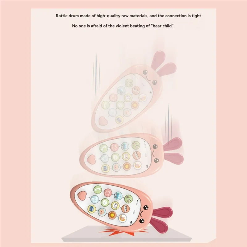 ABXE-Baby Cell Phone  With Early Education & Music, Learning Educational Fake Phone For Kids, Sensory  For Kids