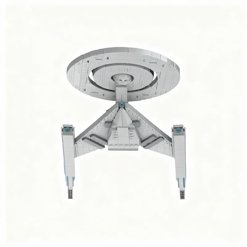 673 elementy MOC Star Trek Model Kosmiczny Klasy Crossfield Discovery, Klocki Konstrukcyjne, Prezent na Boże Narodzenie, Zabawka, Architektura, Edukacja, Pomysł na Prezent