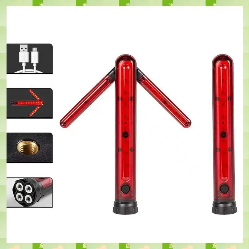 2025 Traffic Stick, Led Traffic Safety Batons, Signal Emergency Road Flares, Extendable Blade Handheld Led Warning Light,Traffic