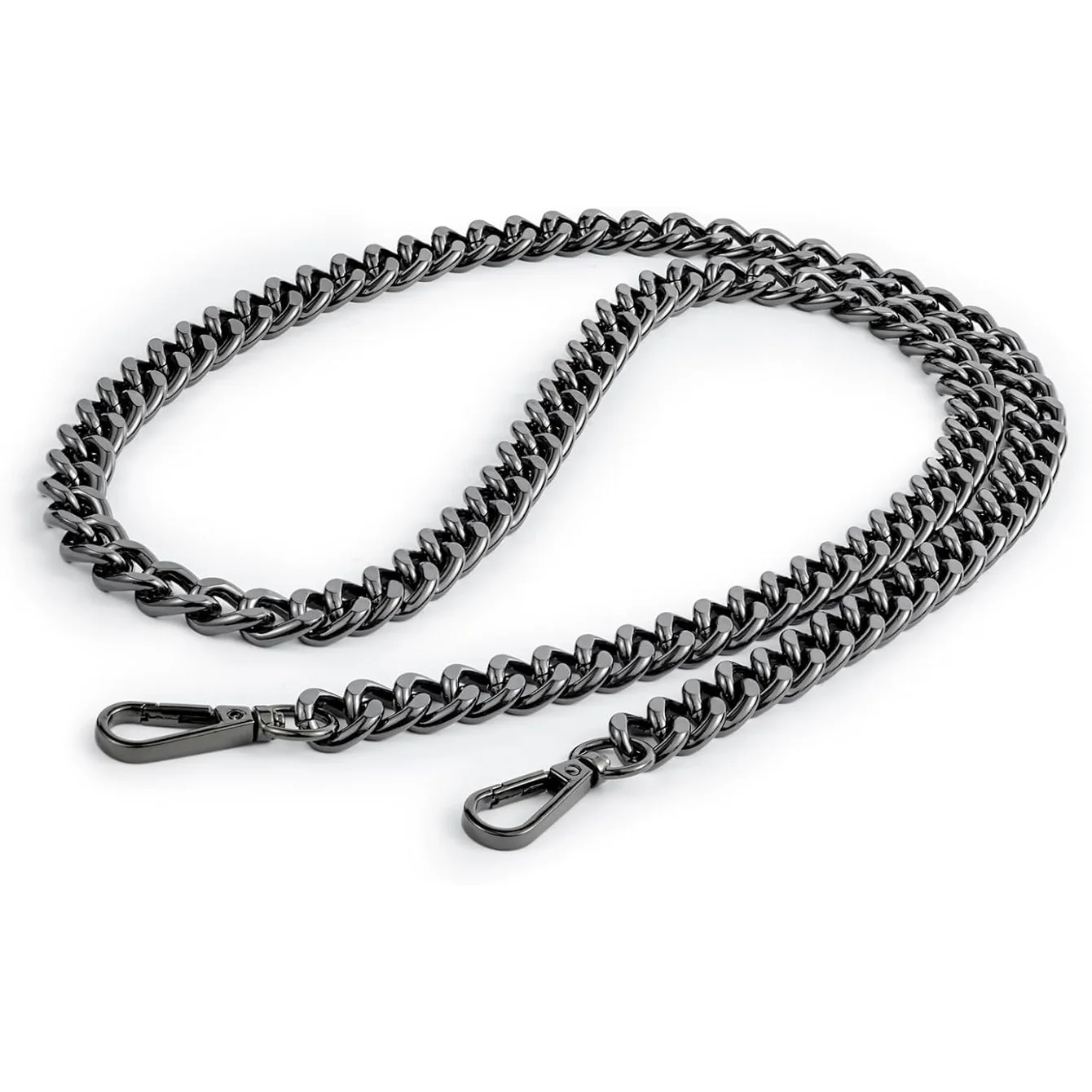 Metall-Aluminium-Taschenkette, Ersatzteile, Zubehör für handgewebte Schulterhandtasche, DIY handgefertigte abnehmbare Träger – Detail 22