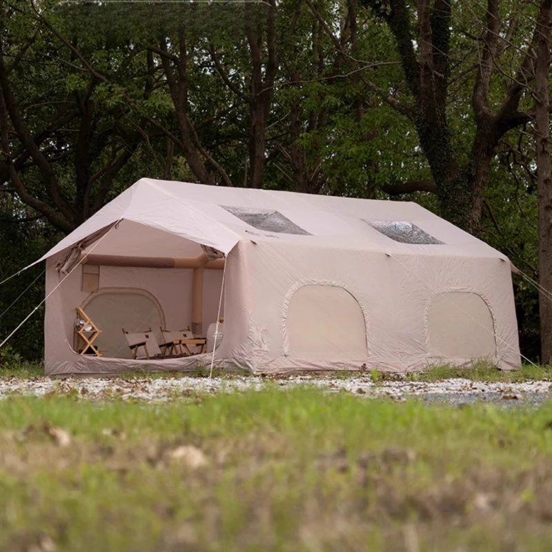 

automatic inflatable tent outdoor camping new 16 flat sky camping overnight rainstorm protection full set of equipment