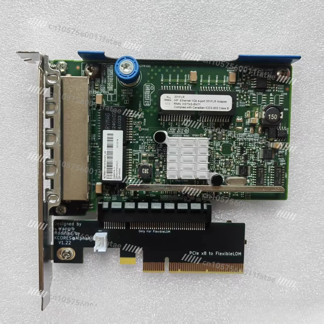 G8 331FLR Gigabit Four-port Network Interface Card BCM5719 Aikuai, Hei Xunhui Esxi Soft Routing