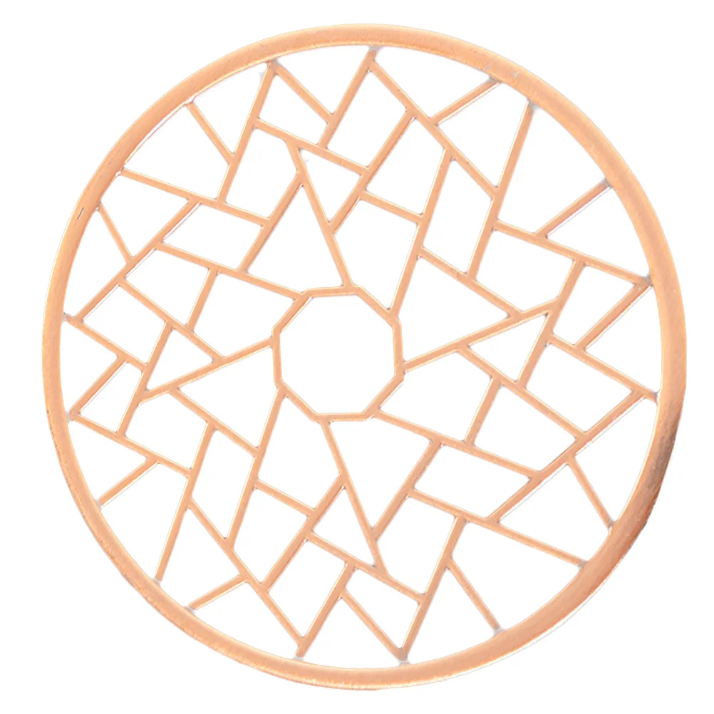 

Tea Warmer Mat Alloy Countertop Trivet Pad Non-Slip Kitchen Tea Stove Protector Modern Heat Resistant Table Mat