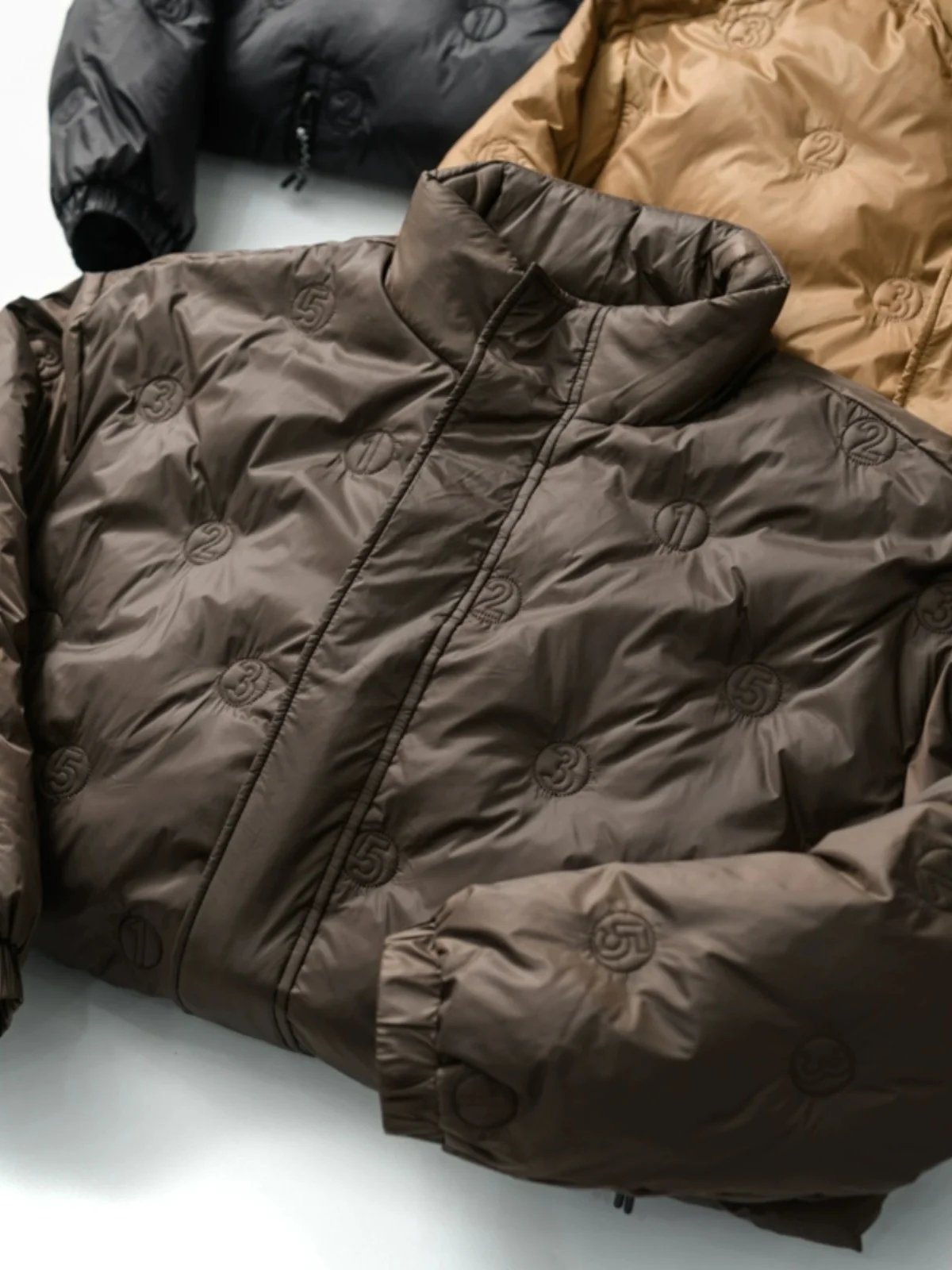 

Теплая пуховая куртка свободного кроя в городском стиле с воротником-стойкой для пар, молодежная модная верхняя одежда для холодной погоды